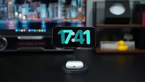 Semiconductor Refrigeration Wireless Charger Magnetic Phone Holder 15W Fast Charging Three-in-One Wireless Charger
