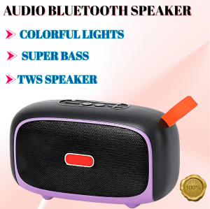 TWS Bluetooth Speaker Sub woofer LED Light Wireless Speaker TO-511 – FM TF/USB Playback Outdoor Karaoke Audio Penceramah