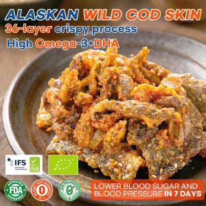 Spicy Crispy Cod Skin Crunchy Fish Skin Snacks Fresh Tasty Seafood Treats Premium Quality