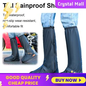 COD [Free Shipping] Waterproof Rain Shoe Covers for Hiking Camping and Outdoor Activities Durable Over Shoes for Wet Conditions
