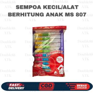 Cipoah/ Sempoa /Abacus Kecil MS 807 Mainan Edukasi Anak Berhitung