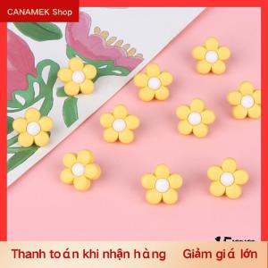 CS 10pcs 18 15mm trẻ em của áo đầy màu sắc hoa Shank nút cho trẻ em quần áo dễ thương Áo sơ mi áo len trang trí trang trí may phụ kiện