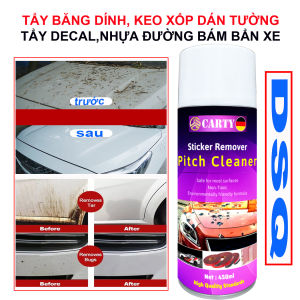 [TẨY CỰC MẠNH] Chai Xịt Tẩy Băng DínhTẩy keo decalTẩy Nhựa CâyVệ Sinh Nhựa Đường Vết bút mực-DSQ Sticker Remover- Santashopone