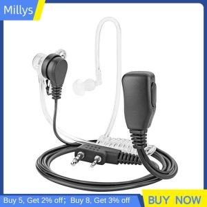 Millys Đài phát thanh tai nghe Tai nghe tai nghe mic cho Kenwood BF-888s hai chiều đài phát thanh