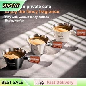 SHPYHT Espresso Measuring Cup Small Espresso Shot Cups With Handle Mini Coffee Bar Accessorie With V-shaped Spout