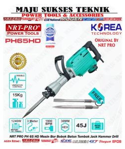 NRT PRO PH 65 HD Mesin Bobok Beton Tembok Aspal Jalan Jack Hammer Drill PH65HD PH 65HD PH65 PH 65