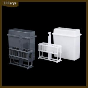 [Hillarys] 24 Slots Staining Jar Rack for Microscope SlidesSlides Staining Rack Dish Set