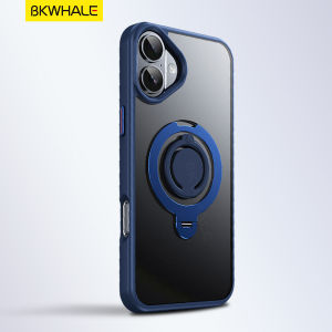 BKWHALE 360 ° rotation Magnetic Stand Phone Case For iPhone 16 Plus 16 Pro Max 15 Plus 15 Pro Max 12 13 14 Pro Max 14 Plus With silicone ring grip Phone Casing