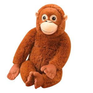 STAR-GIRL Stuffed Doll Large Plush Monkey Doll Long Arm Realistice Monkey Plush Toy Creative Simulation Orangutan Plush Doll Room Decor
