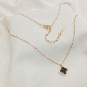 noinacc Kalung Titanium Wanita Two Tone Anti Karat Anti Alergi Korean Style KT33