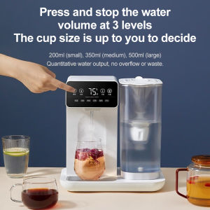 Xiaomi JMEY D1 Instant Hot Water Dispenser Household Desktop Desktop Water Dispenser Small Quick Heating Electric Kettle Filter Purification Direct Drinking Machine [a Pot of Multi-purpose Water Purification Direct Drinking] 2.8L Water Tank