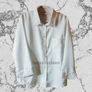 Kemeja Polos Kerja Wanita Remaja dewasa Warna