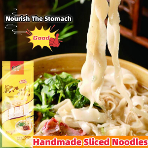 Non-Fried Knife-Cut Noodles Handmade Wide Noodles with YamPanty Noodle Slices for Babies Kids Healthy Soft Easy to Cook