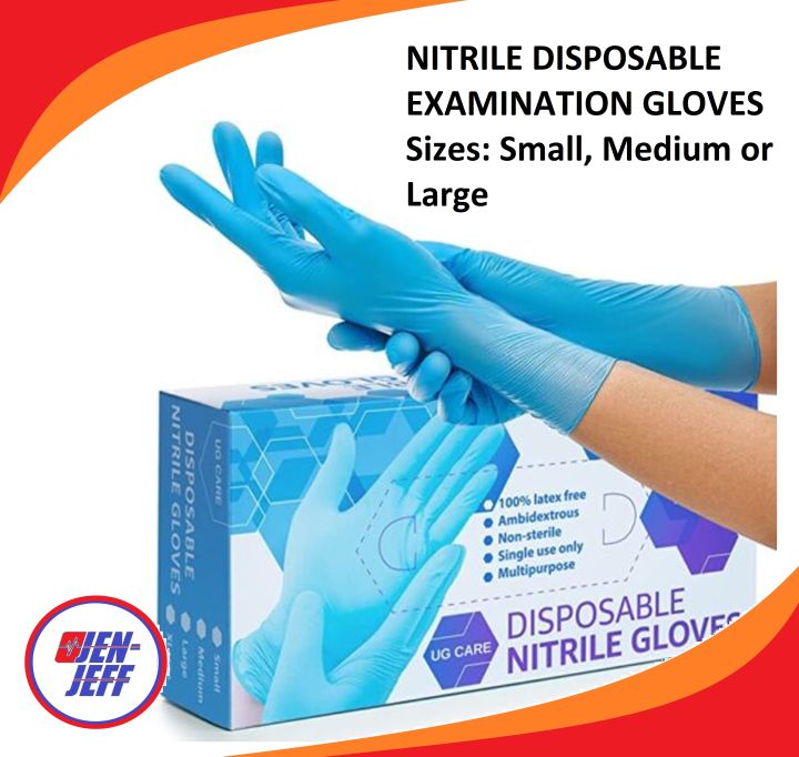 Nitrile Gloves Examination for Medical and Home Use Nitrile Gloves