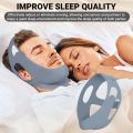 【UMUM】Anti Snore Chin Strap for CPAP Users, Snore Stopper with Adjustable Velcro, Chin Strap for Sleeping Comfortable Stop Snoring Solution, Anti Snoring Devices Breathable and Reusable. 