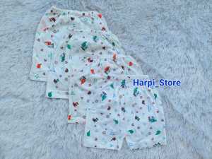 3 PCS Celana Pendek Bayi Motif Bayi Lucu / Celana Pendek Bayi Bahan katun 0 - 6 bulan