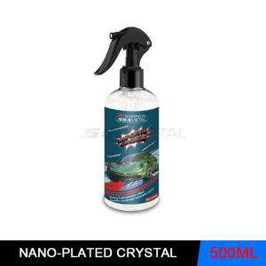 1 Minute Fast Car Coating Spray 500ml Mirror Crystal Glaze Car Paint Polish Agent Automotive Nano Spray Coating Waxing Car Paint Gold Plating Liquid Wax Car Body Surface Protection Anti Scratch Hydrophobic Polish Coating Agent Car Coating Spray Wax