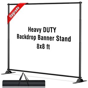 Heavy Duty Background Stand Backdrop Support System Kit with Carrycurtain wall display frame Trade display wall exhibition frame studio equipment adjustable 250cm* 250cm &250cm* 300cm