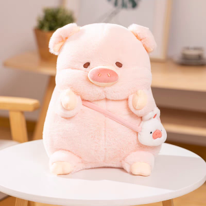 Lulu Pig Sling Pig Bag Stuffed Toys 35cm