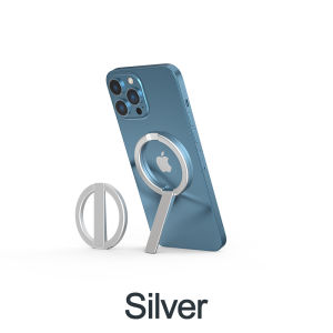 New Magsafe Magnetic Stand Mini Alloy Portable Foldable Desktop Holder Bracket For i Phone 14 Pro Max 13 12 11 XR Magsafe Case Holder For Xiaomi Huawei Phone Stand For All Phones