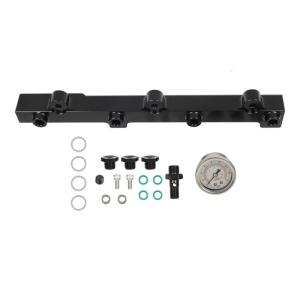 Complete Fuel Rail Replacement with Integrated Pressure Gauges Fuel Injection Rail Conversion for Automotives H22 H23
