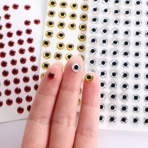 Sticker Fly Fishing 100pcs/lot Eyeball Holographic Simulation Fishing Lure Eyes 3D Fish Eyes Artificial Fish Eyes DIY Eyes H260729