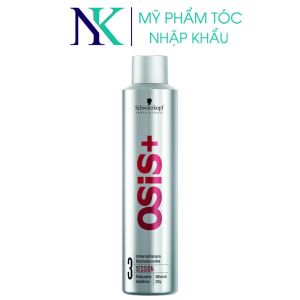 KEO GIỮ NẾP TÓC CỨNG KHÔ NHANH SCHWARZKOPF OSIS+ SESSION 300ML