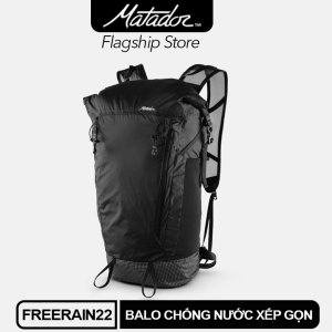 MATADOR Balo du lịch và leo núi chống nước gấp gọn Freerain 22 Advance Series chất liệu Vải Nylon Robic bền bỉ gọn nhẹ cho hành trình dài_ Hàng chính hãng Bảo Hành 12 tháng