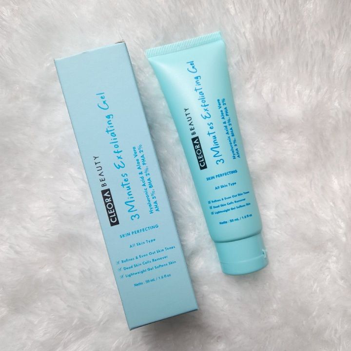 Cleora 3 Minute Exfoliating Gel Exfoliasi Wajah 50 ml Lazada Indonesia