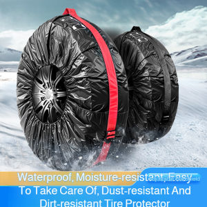 Car Spare Tire Cover Sunscreen Storage Bag Snow Car Tire Protector Dustproof Car Spare Tire Cover