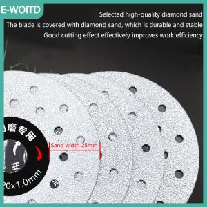 【E-WOITD】 1 cái Tấm sứ gốm gạch đá cẩm thạch mỏng cắt lưỡi đĩa cho máy đá cẩm thạch góc máy mài 4  100 mét kim cương khô cắt đĩa