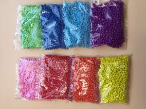 DIY Hạt Acrylic nhiều màu - phụ kiện tự làm dây đeo khẩu trang / trang sức - Hoavuivee