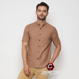 kemeja hijau army formal casual premium quality