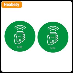 【2-3 days delivery】 1pcs UID Changeable Sticker RFID Tags Block 0 Rewritable 13.56Mhz Anti Metal