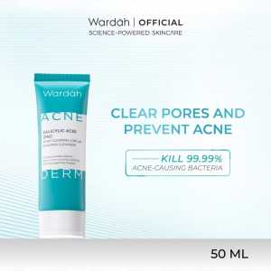 Wardah Acnederm Series | Low pH Foaming Cleanser | Toner | Blackhead | Acne Spot Gel | Powder | Serum