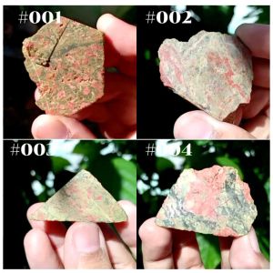 ยูนาไคต์ | Unakite หินดิบ อัญมณีธรรมชาติ - Crystal Z