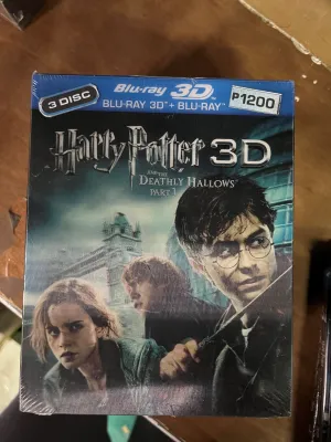 Harry Potter and the Deathly Hallows Part 1 3D Bluray + BD 3 Disc