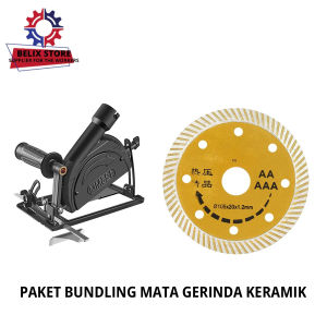 Dudukan Mesin Gerinda Penggiling Sudut Bisa Kemiringan 45 Derajat Paket Bundling Dengan Mata Gerinda Kayu Keramik Besi