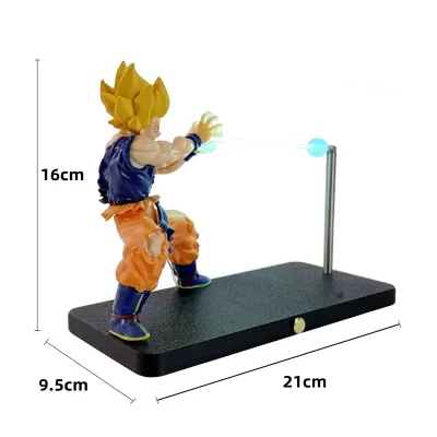 Dragon Ball Super Saiyan Night Light/Cool Monkey King Zhou Turtle Qigong Magnetic Lamp/Anime Decor/Gift for Boys Men