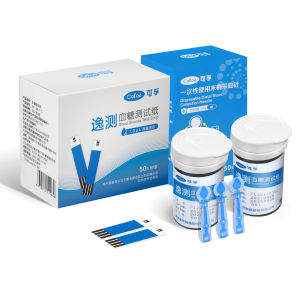 Cofoe Yice 25Pcs การทดสอบระดับน้ำตาลในเลือด + 25Pcs Lancets (ไม่มีจอภาพเหมาะสำหรับ Cofoe Yice A02 A03 A04 Glucometer) เลือดวัดน้ำตาล Strip Full Kit เบาหวานเบาหวานชุดทดสอบ