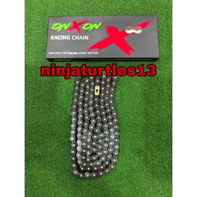 ONXON Motorcycle raceboy Rantai Berwarna Sporket Colorful COLOR Chain 415 132L 415-132L (PINK/RED/PURPLE/YELLOW/BLACK)