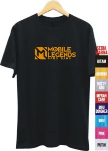 KAOS MOBILE LEGEND TERBARU NEW pakaian pria tshirt dan kaos dalam