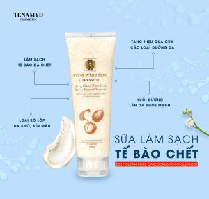 Sữa tẩy tế bào chết TENAMYD Deep Clean Pore Care Scrub Foam Cleanser 120g