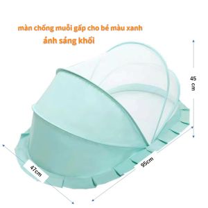 Màn chụp cho bé gấp gọnMùng chụp cho bé chống muỗi Màn xếp gấp gọn dùng cho giường và nôi cũi
