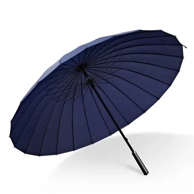 Ô Siêu To 24 Nan Chống Gió Mạnh | Dù Cán Dài Chống Thấm Tán Rộng 130cm Che 2-3 Người Lớn