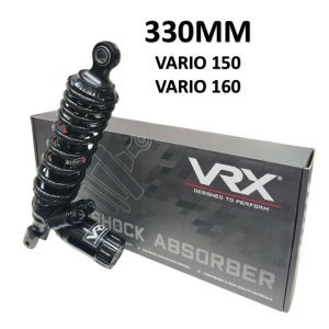 VRX MONOSHOCK ABSORBER 330MM PREMIUM BLACK VARIO 150 VARIO150 VARIO 160 VARIO160