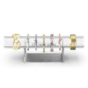 TEMPAT RAK PENYIMPANAN PAJANGAN AKSESORIS PERHIASAN GELANG AKRILIK BRACELET BANGLE JEWELRY JEWELLERY RACK SHOWCASE DISPLAY ACCESSORIES HOLDER STAND STORAGE ORGANIZER KEKINIAN AESTHETIC ESTETIK ELEGANT MODERN ACRYLIC CLEAR BENING SATIN POLOS HEAVY FROSTED