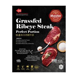 Master Grocer Australia Grass-fed Beef Ribeye Steak - Frozen