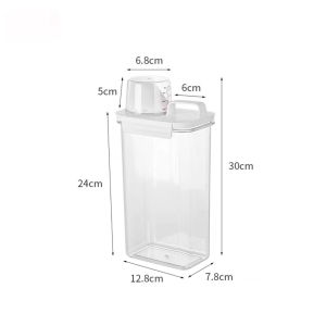 (COD+ Local Seller)DXL Washing Powder Storage Box Household Canned Rice Bucket Insect-proof Moisture-proof Sealed Plastic Bottle Container Storage Tank