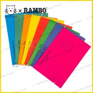 [1 Piece Random Color] Standard FC Long Hanging Folder for Filing Cabinet / Multi-Color Suspension File Document Holder / Home Office Paperwork Organizer / Smooth Sliding Rail File Folders
